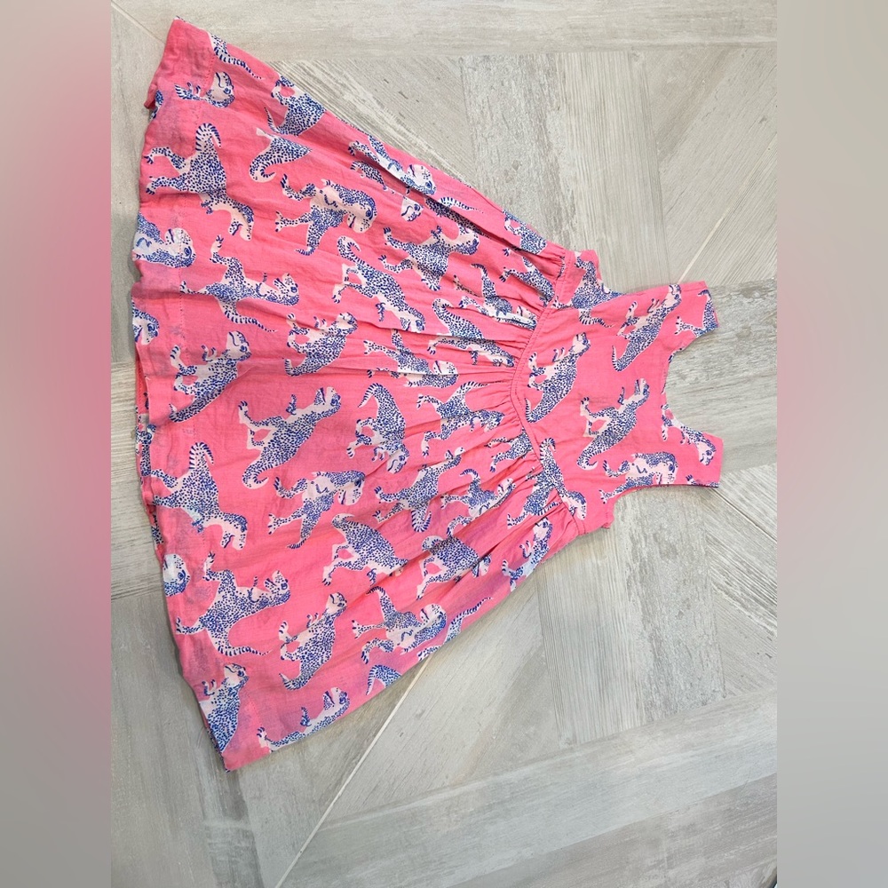 Pink Chicken Dinosaur Dress, size 3